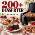 200 desserter – uten tilsatt sukker + airfryer